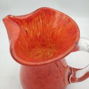 Blown glass vase.