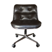 Armchair leather Charles Pollock