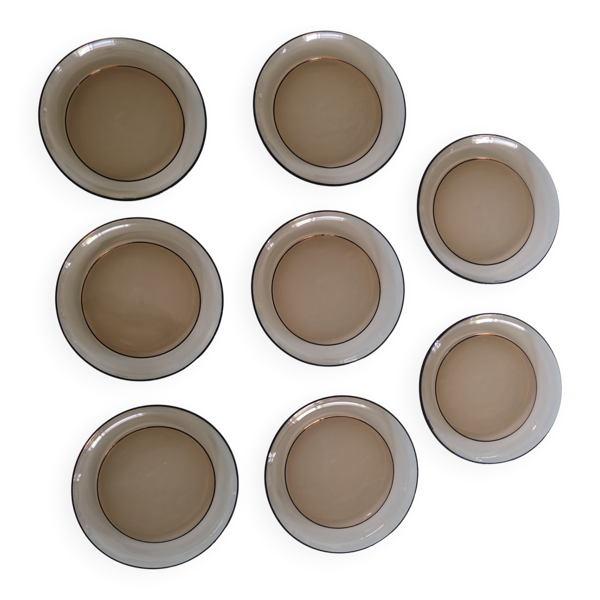 8 assiettes à dessert Duralex