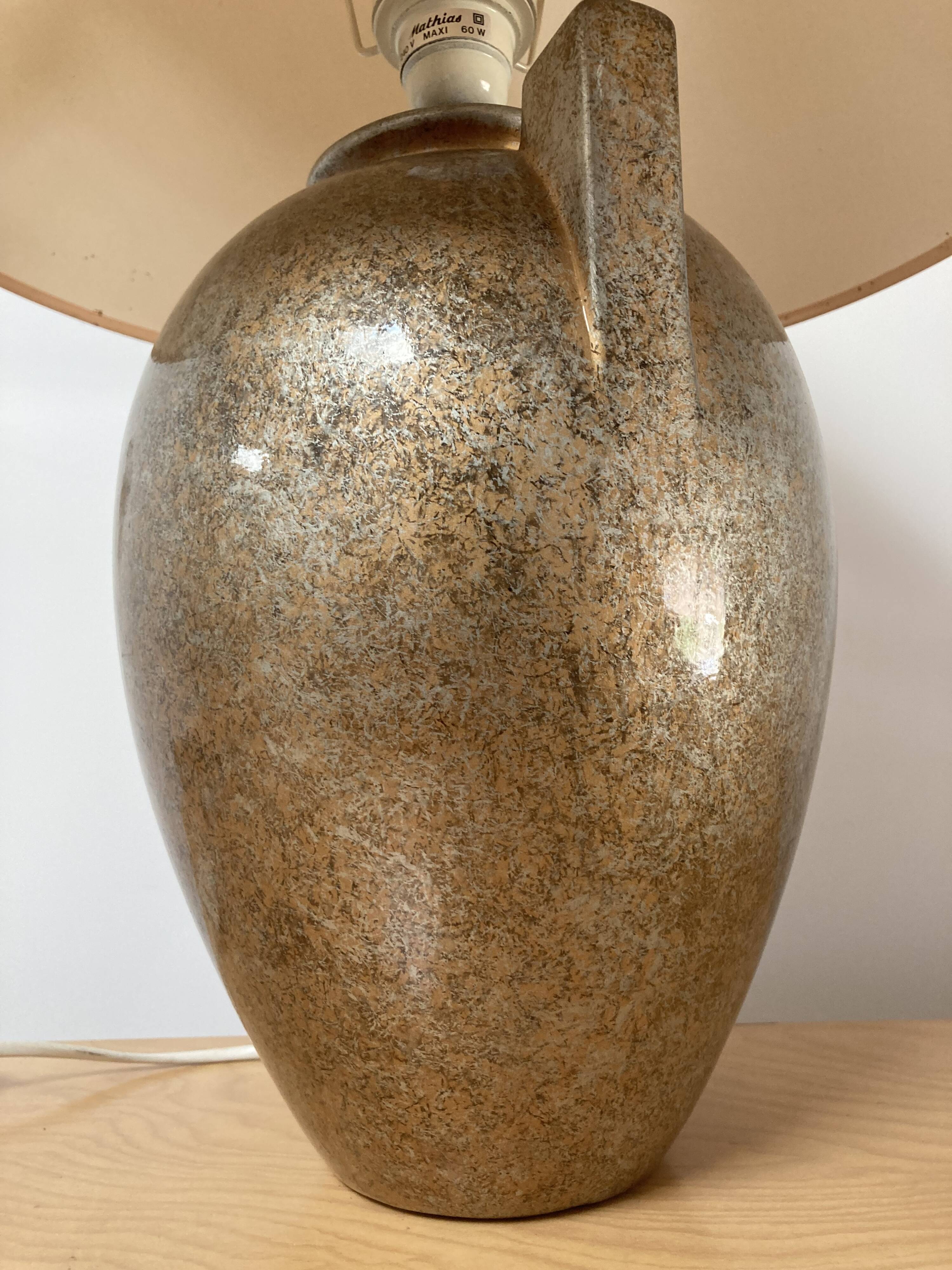 Lamp design house mathias paris vintage ceramic