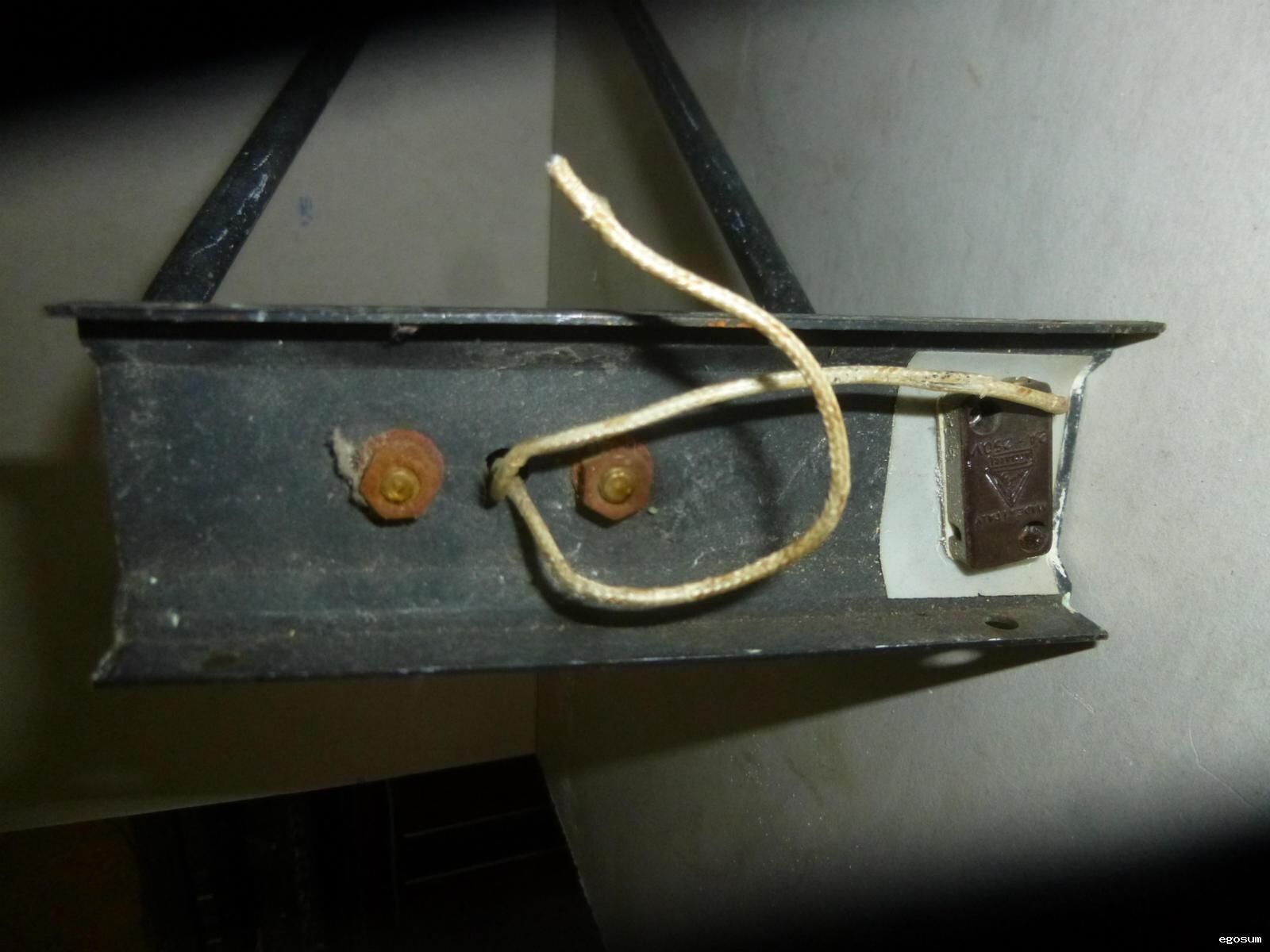 Lamp stem diabolo René Mathieu to Lunel 1950