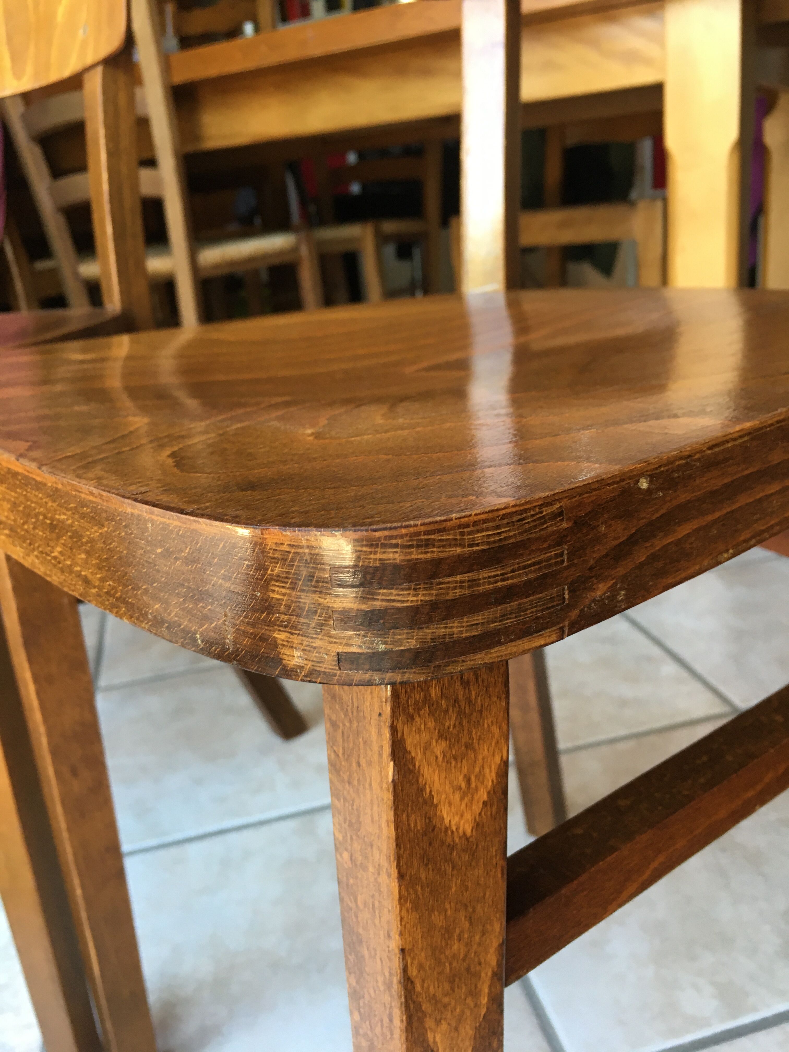 Pair of Thonet bistro chairs