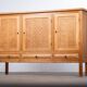 Brutalist Oak Sideboard attributed to Henning Kjærnulf, Denmark, 1960s