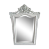 Beveled mirror with 19th pediment