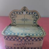 Art Nouveau sheet metal matchbox