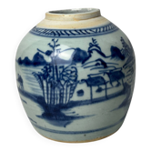 China, ancient ginger pot celadon porcelain vase Qing late 18th century