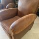 2 vintage club armchairs