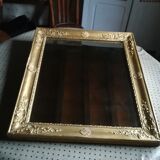 Mirror ancient gilded wood - 73x62cm