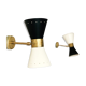 Paire appliques diabolo white & black