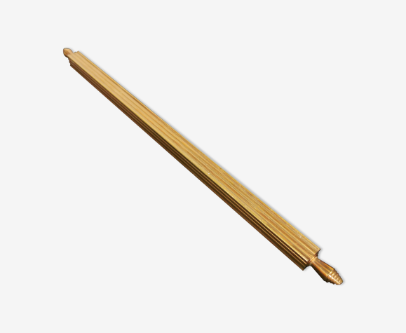 Règle stylo coupe papier plaquée or - nécessaire de bureau vintage gold starry