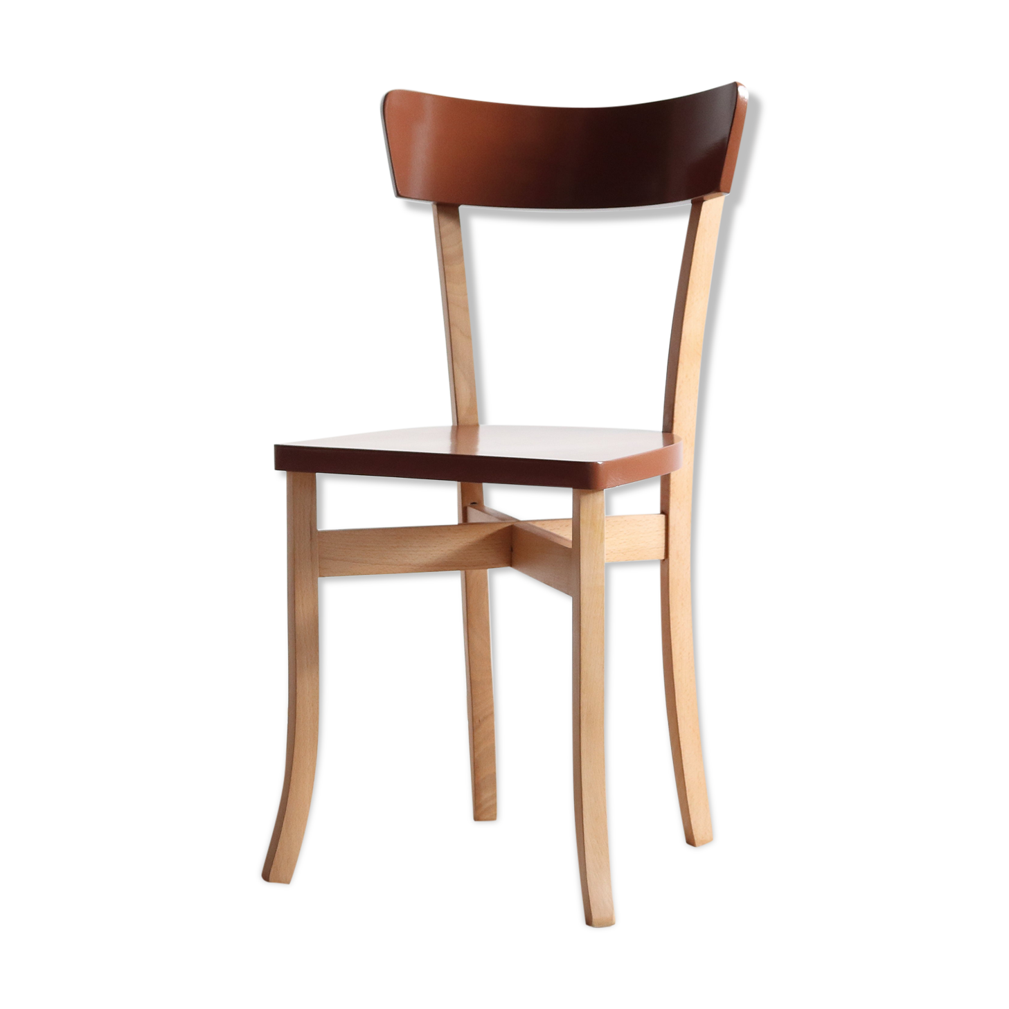 Vintage wooden bistro chair