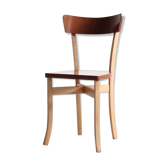 Chaise bistrot vintage en bois
