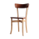 Chaise bistrot vintage en bois