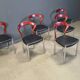 Vintage Lotus chairs by Hartmut Lohmeyer for Kusch & Co., 1970s, set of 6