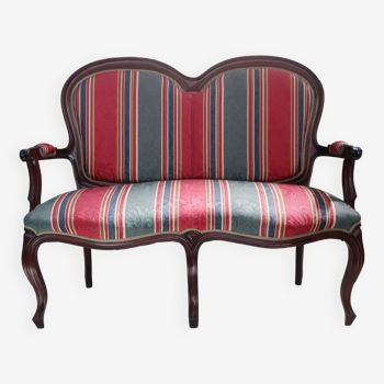 Louis XV two-seater armchair from the 80s.