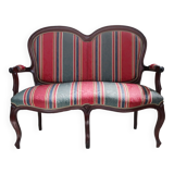 Louis XV two-seater armchair from the 80s.