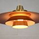 Rare David Mogensen Golden Pendant Lamp for Super Light : 1970s Scandinavia