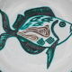 Fish decor plate by Robert Picaud - vallauris