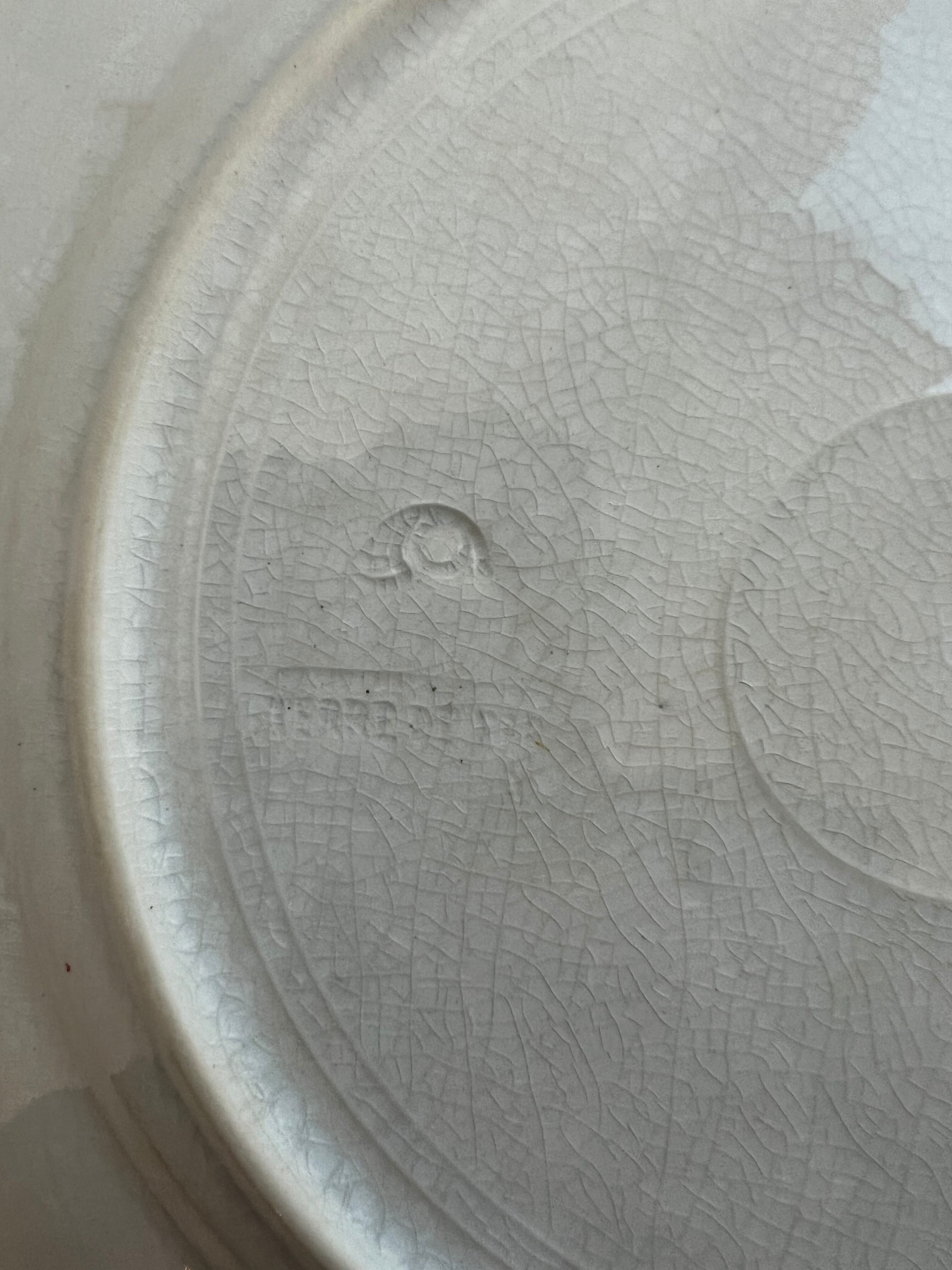 Set of 6 plates Terre de Fer Onnaing Moisson