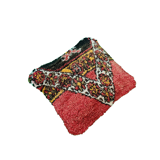 Red tribal Boujad cushion 40x50