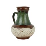 Rare Green Vase Terrazzo West Germany Earthenware Ü-Keramik 1808-30