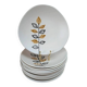 Set of 11 vintage dessert plates from Niderviller – 1970s – Capron Vallauris style