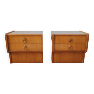 Paire tables chevet - scandinave