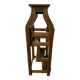 Stool transforming into a step ladder.