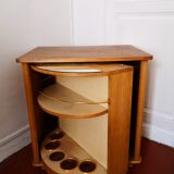 Meuble bar pivotant vintage