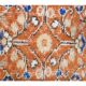 Vintage Turkish Oushak Handmade Wool Cotton Orange Runner 80x318