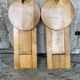 Pair of Folding Stools SUZY Design Adrian Reed Style Roger Tallon Bo