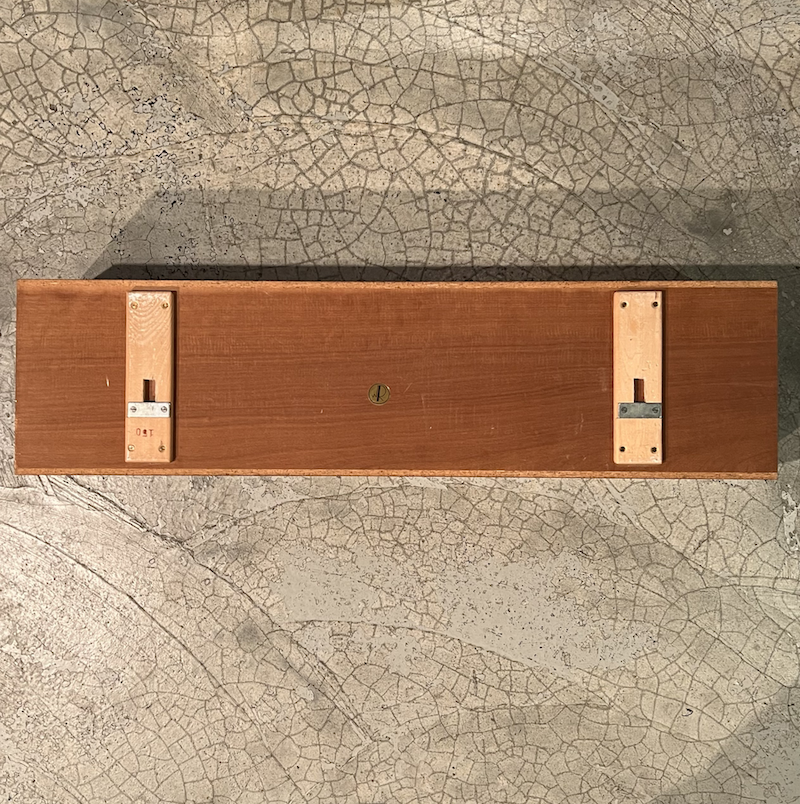 Rosewood wall shelf by Walter Wirz for Wilhelm Renz, 60s.