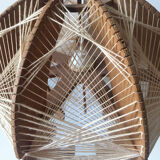 Wood suspension and vintage yarn