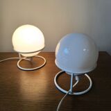 Paire de lampes space age circa 1970