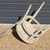 4 BAUMANN white seagull chairs