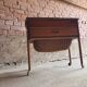 Piece of furniture with scandinavian teak sewing 1950