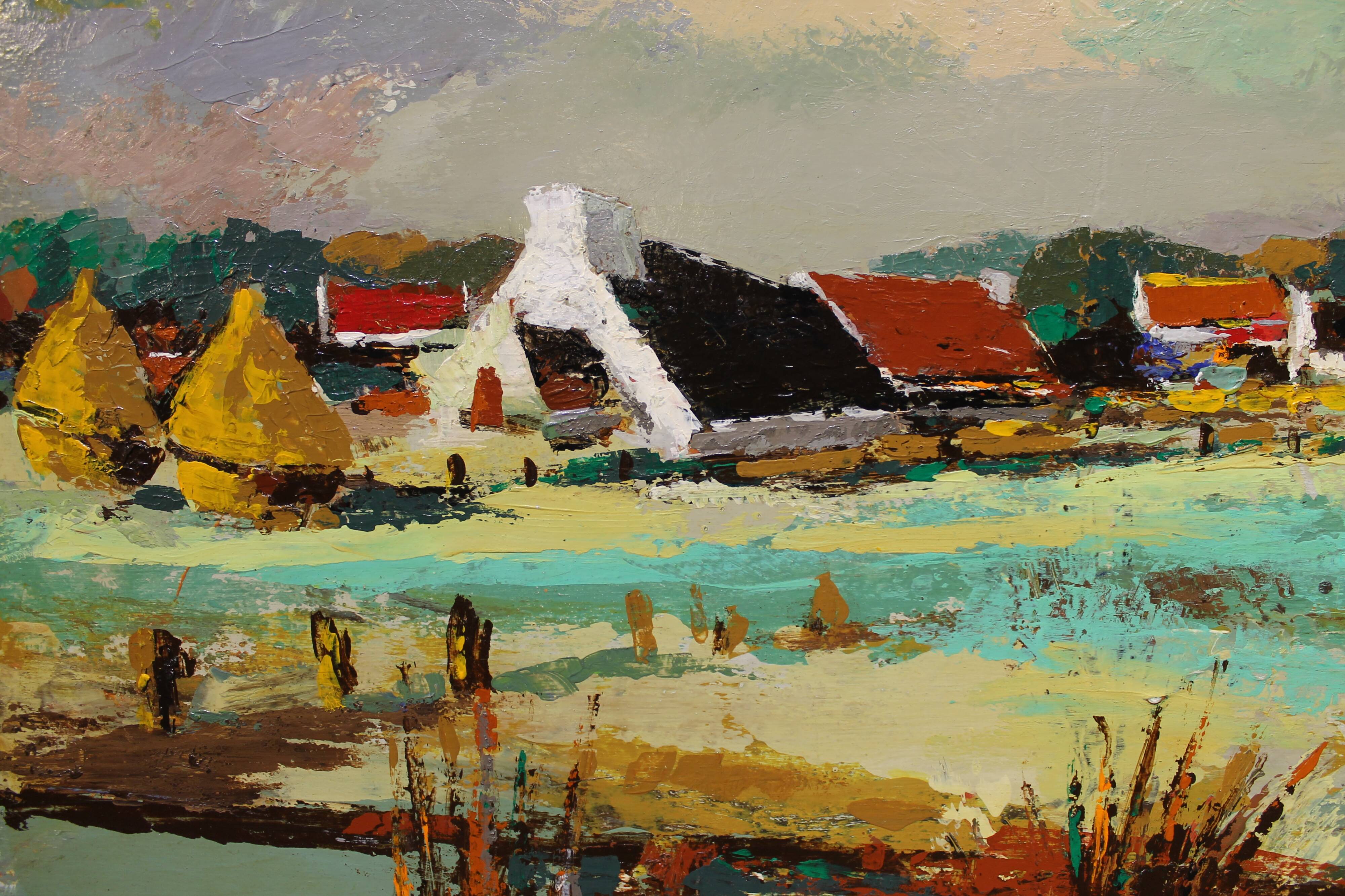 Landscape painting by Jos Fred Smith