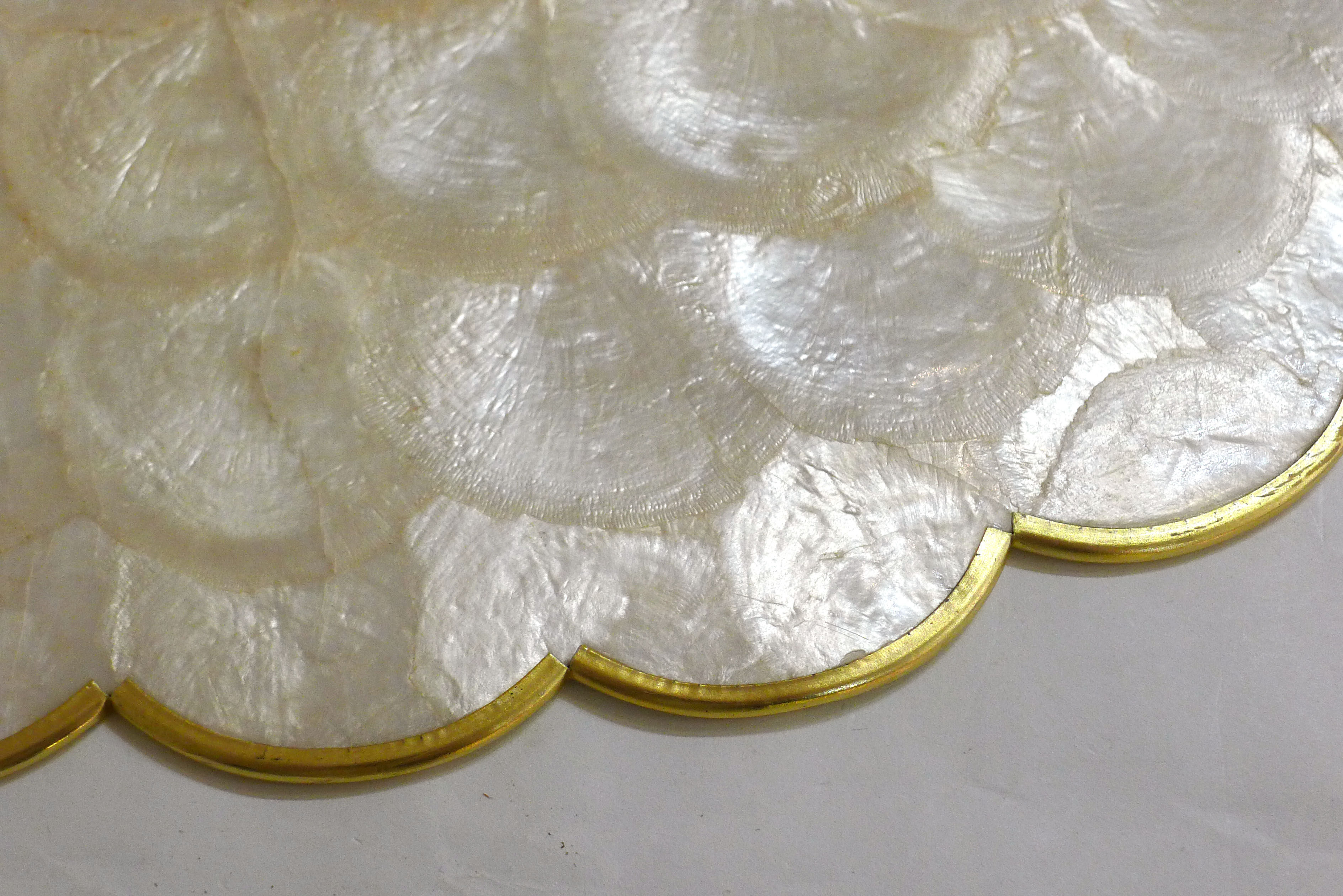 Cloud-shaped mother of Pearl wall decoration