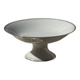 Porcelain fruit bowl, gilded