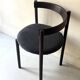 Round chair in rosewood by Hugo Frandsen for Børge M.S., Denmark 1970