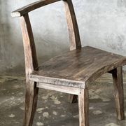 Large old teak chair or armchair H84 L60