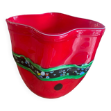 Murano blown glass vase