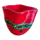Vase en verre soufflé Murano