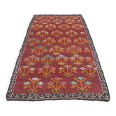 Handmade wool kilim rug