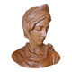 Terracotta bust of a woman