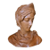 Terracotta bust of a woman