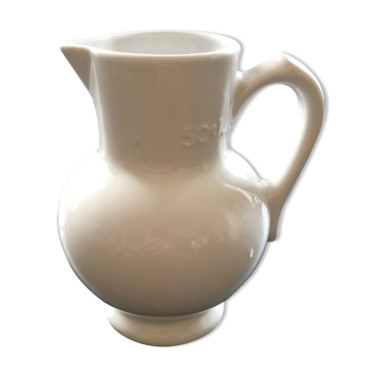Classic white pitcher 50cl