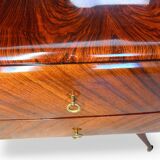 midcentury rosewood chest of drawers.