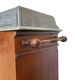 The antique walnut vanity , 19th century