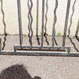 Pair of Art Deco wrought iron doors, circa 1925